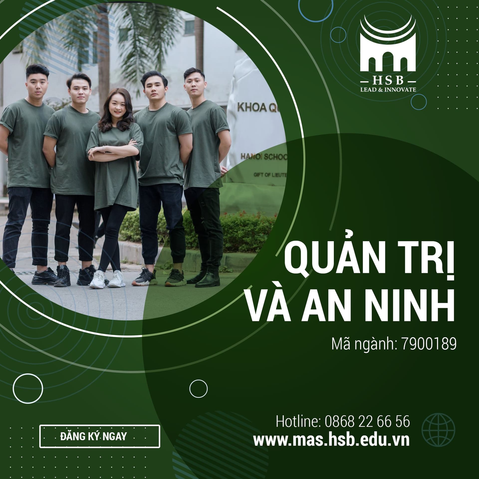 Cử nhân Quản trị và An ninh (MAS)