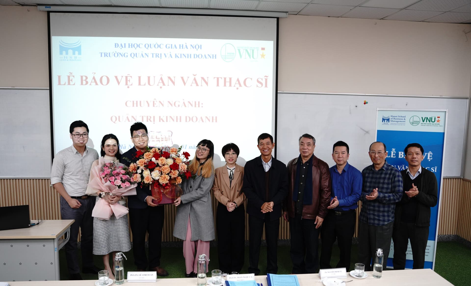 Lễ Bảo vệ luận văn Thạc sĩ chuyên ngành Quản trị Kinh doanh HSB